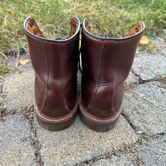 Allen Edmonds Higgins Mill Boots in Horween brown chromexcel leather - Picture 4 of 5